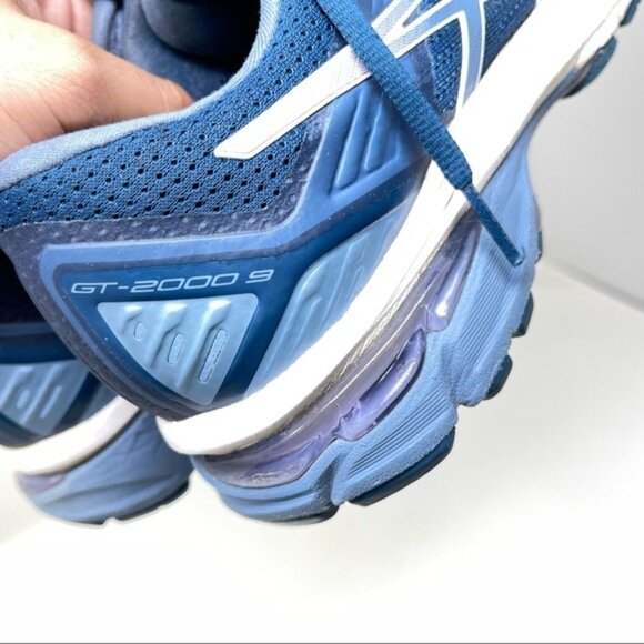 Asics Womens GT 2000 9 1012A863 Blue Running Shoes Sneakers Size 9.5 - Picture 11 of 16